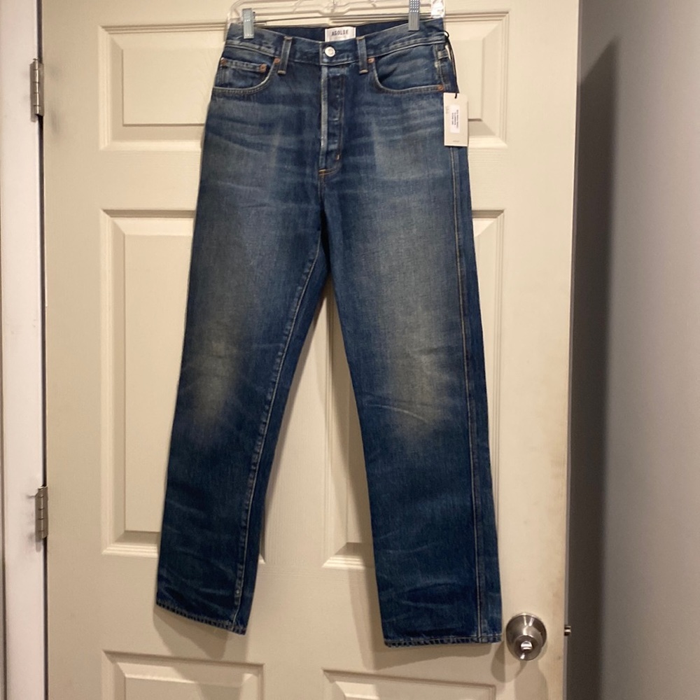 Agolde 90’s Pinch Waist, Illuminate kick jeans. Size 27, 5 pocket, 5 button fly.